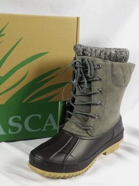 Itasca Mallory Womens Winter Boots Size 6 Grey Thinsulate Mid Calf Snow Boot